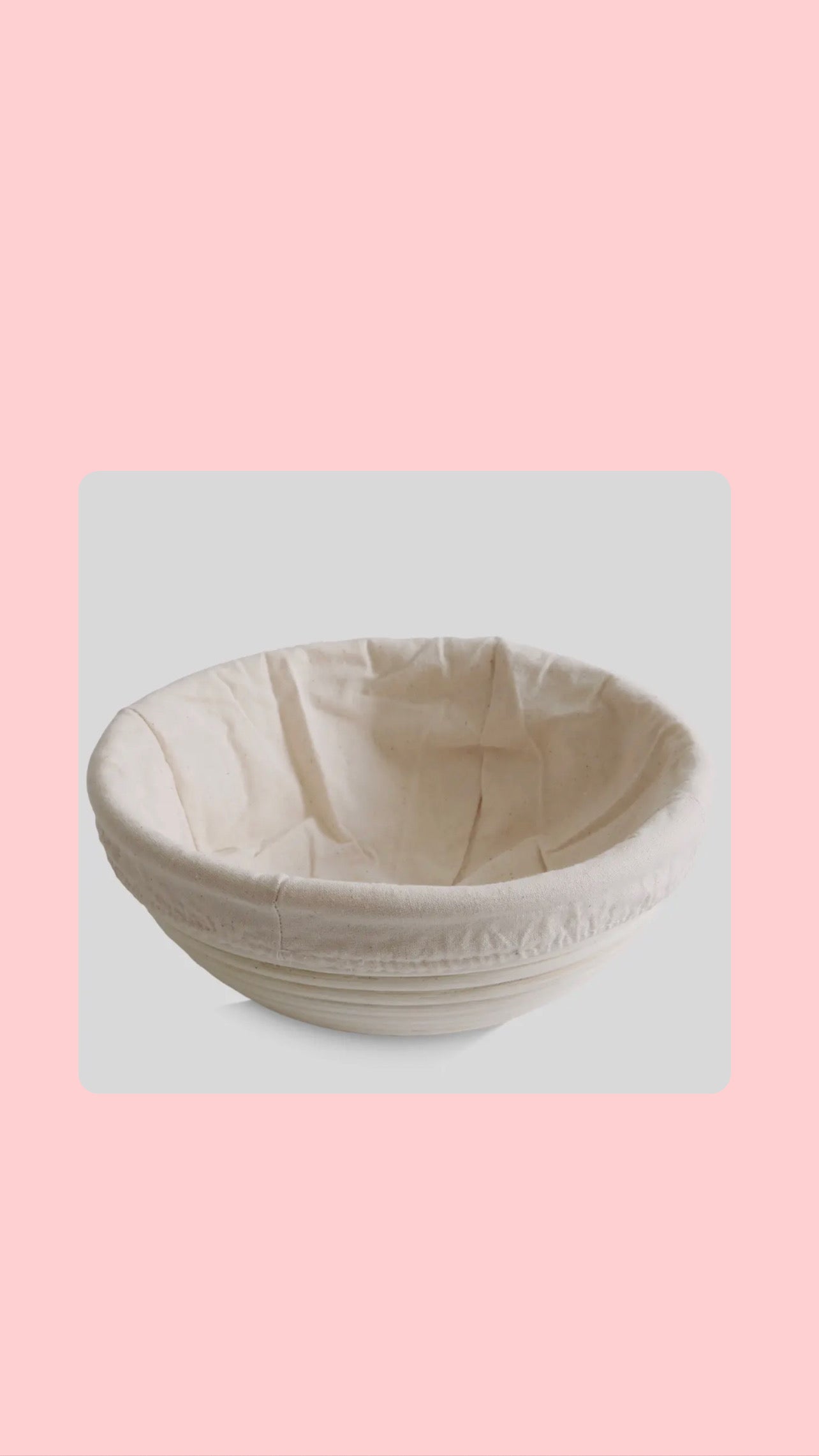 Round Proofing Basket and Liner