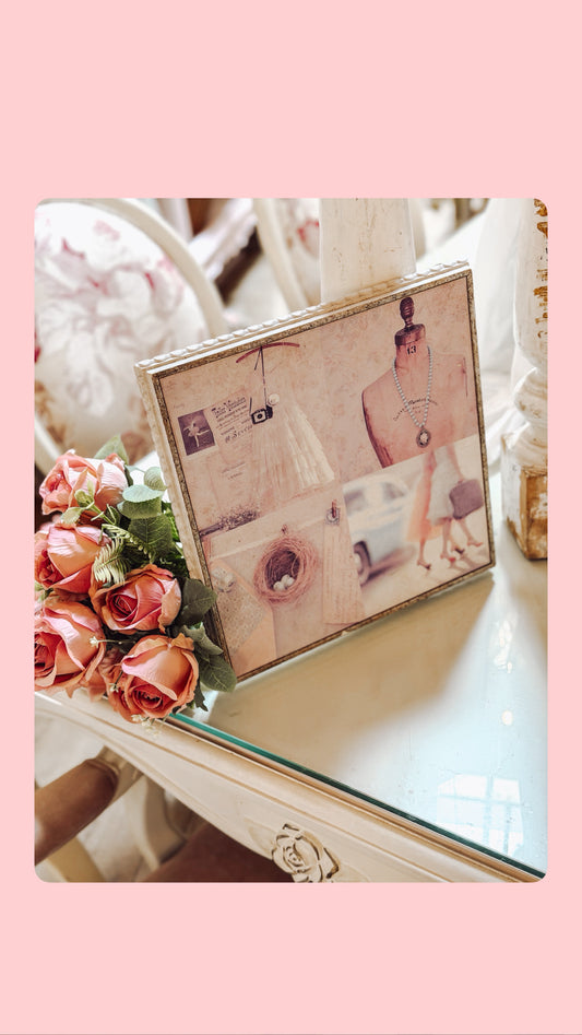 Vintage Spring Collage Wall Art