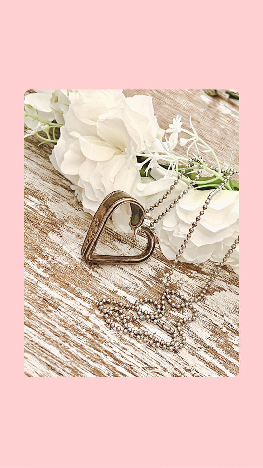 Heart shaped Spoon necklace