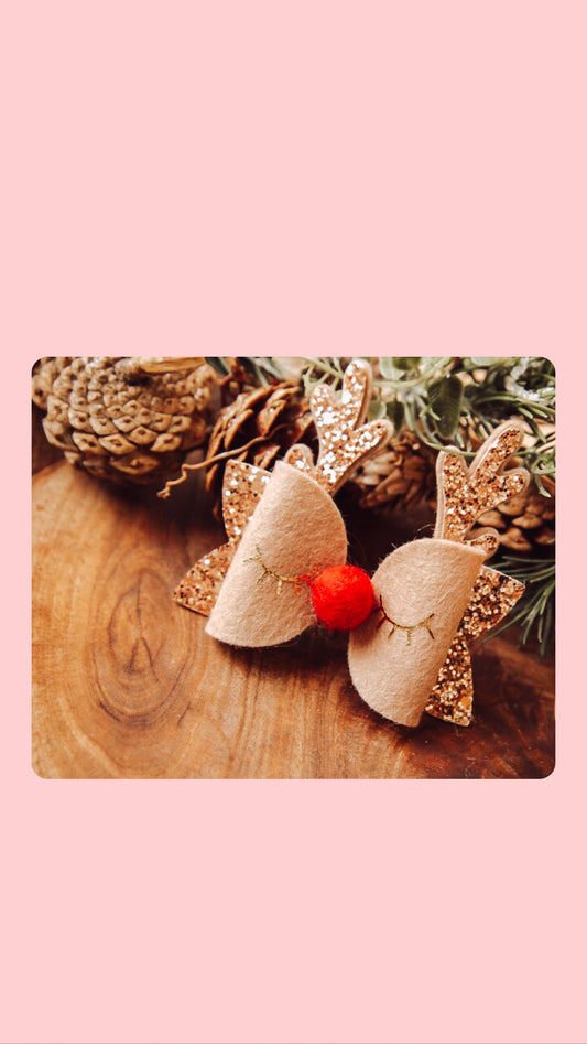 Reindeer Hair Bow