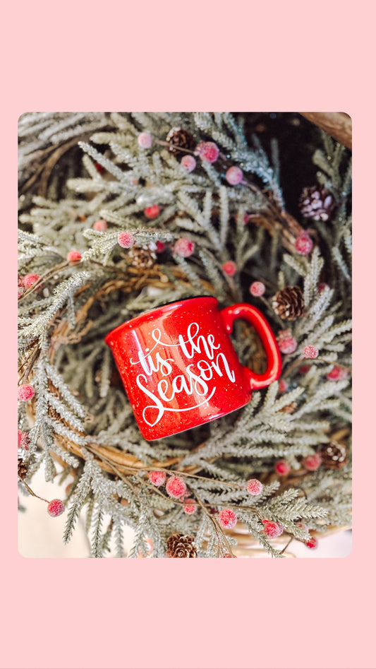 Tis the Season Christmas Campfire Mug