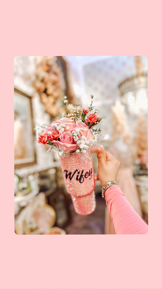 Wifey Floral cup