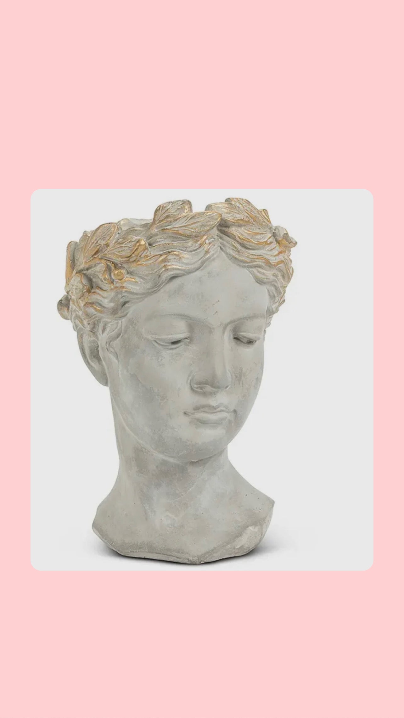 Large Women Head Planter