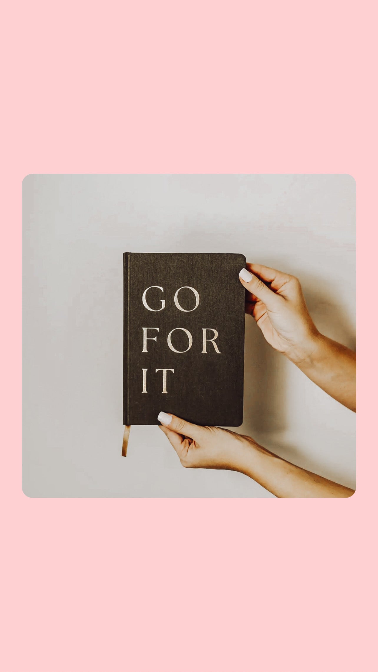 Go For It Fabric Journal