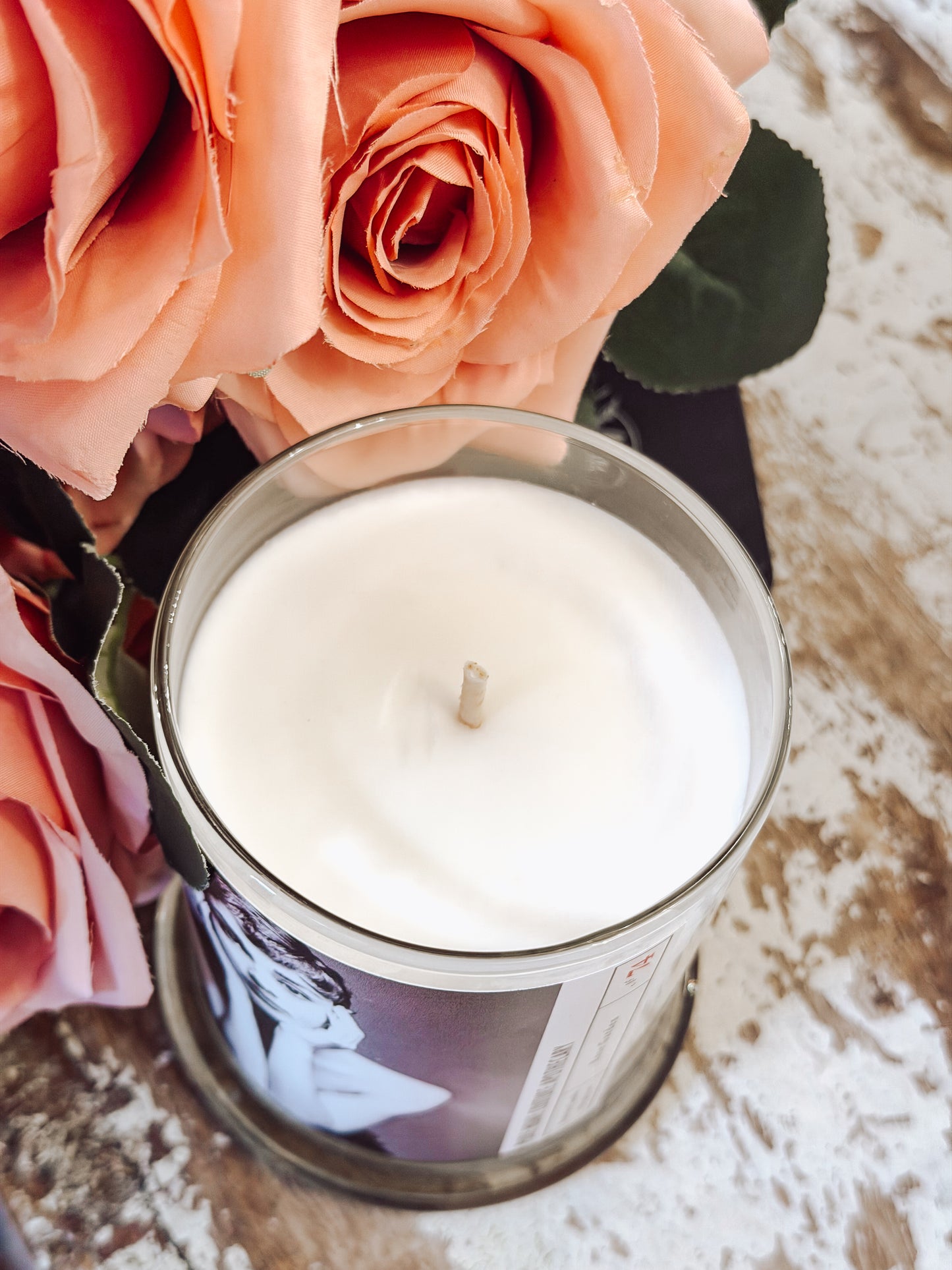 Audrey face-Rose Garden Candle
