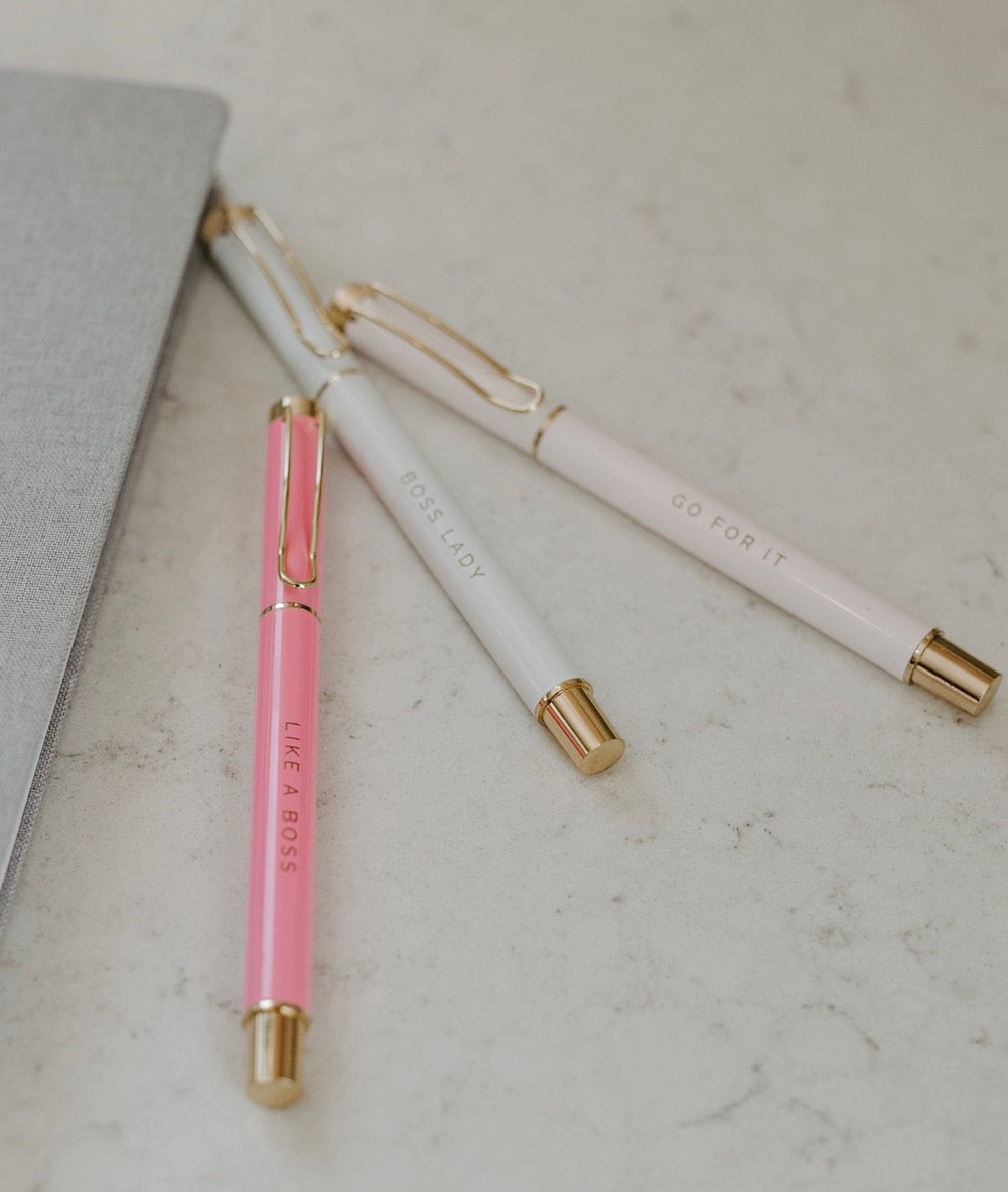 Boss Lady Metal Pen Set